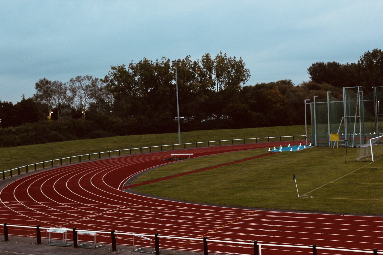 Athletics track in Basildon, ideal for outdoor events and team-building activities.