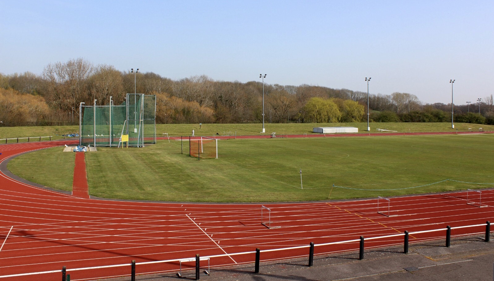 Athletics track in Basildon, ideal for sports events and training sessions.