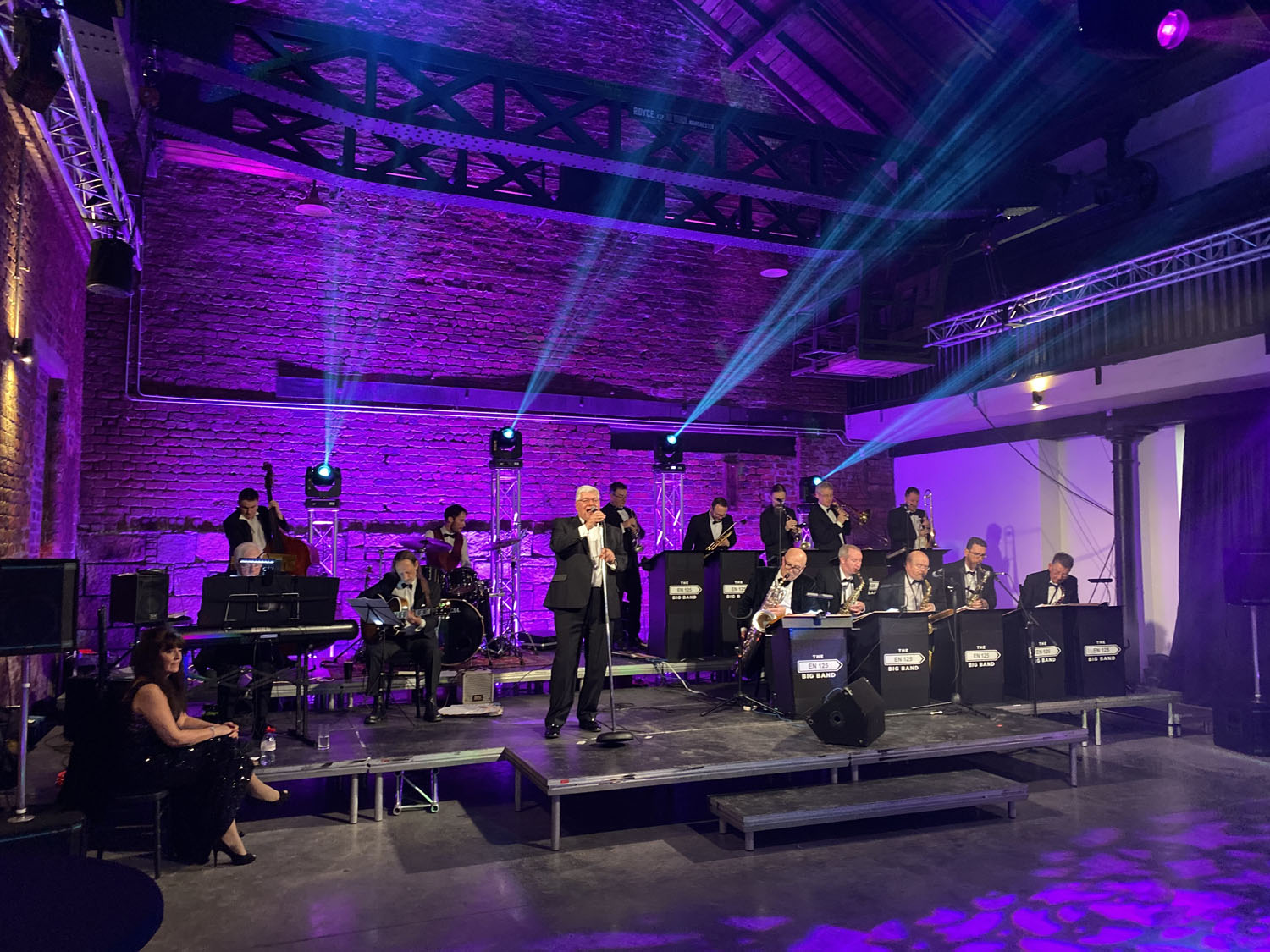 Live band performing at Exclusive Use event space in The Engine Works, ideal for corporate events.