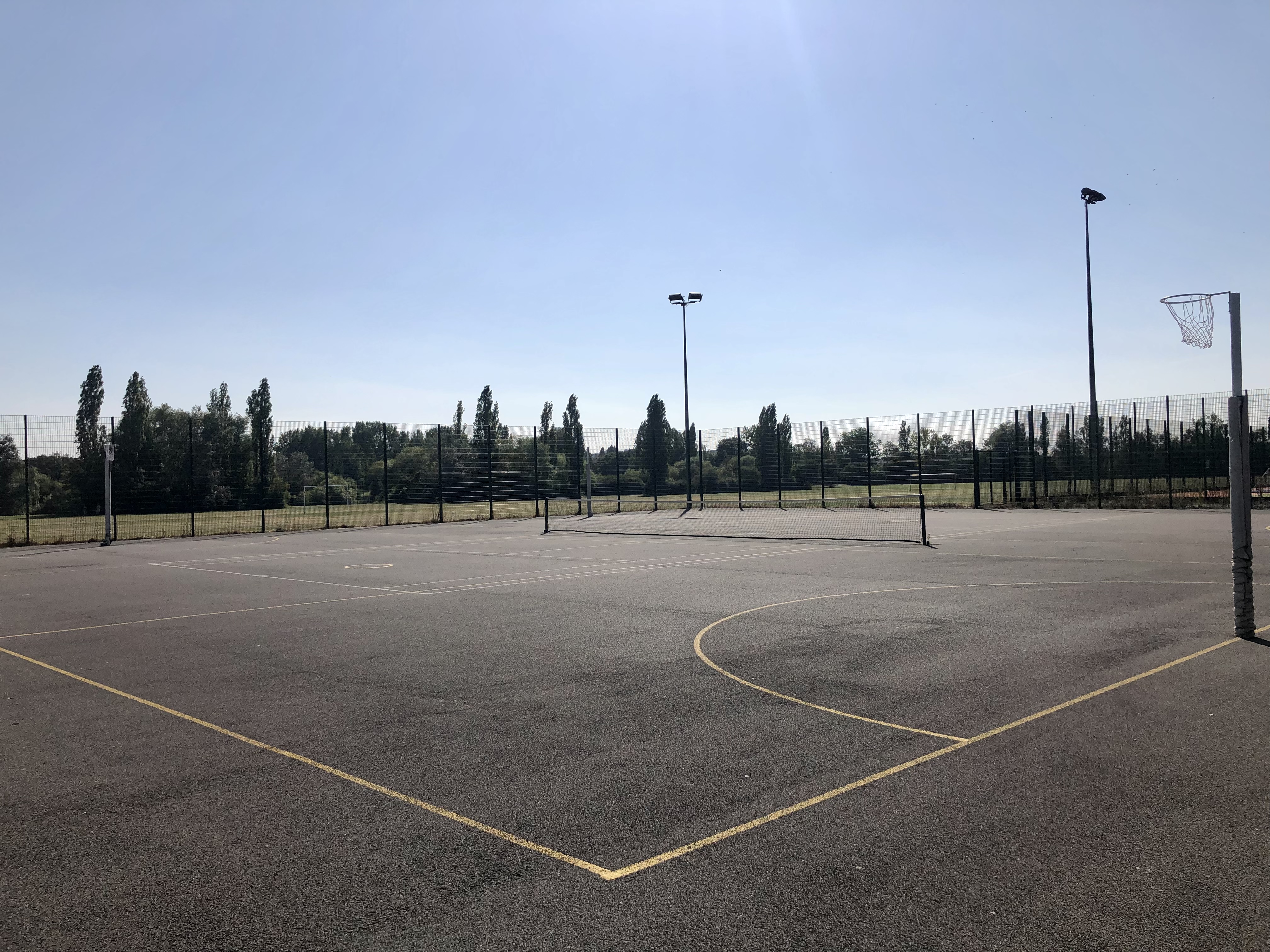 Outdoor sports court in Basildon for team-building events and casual gatherings.