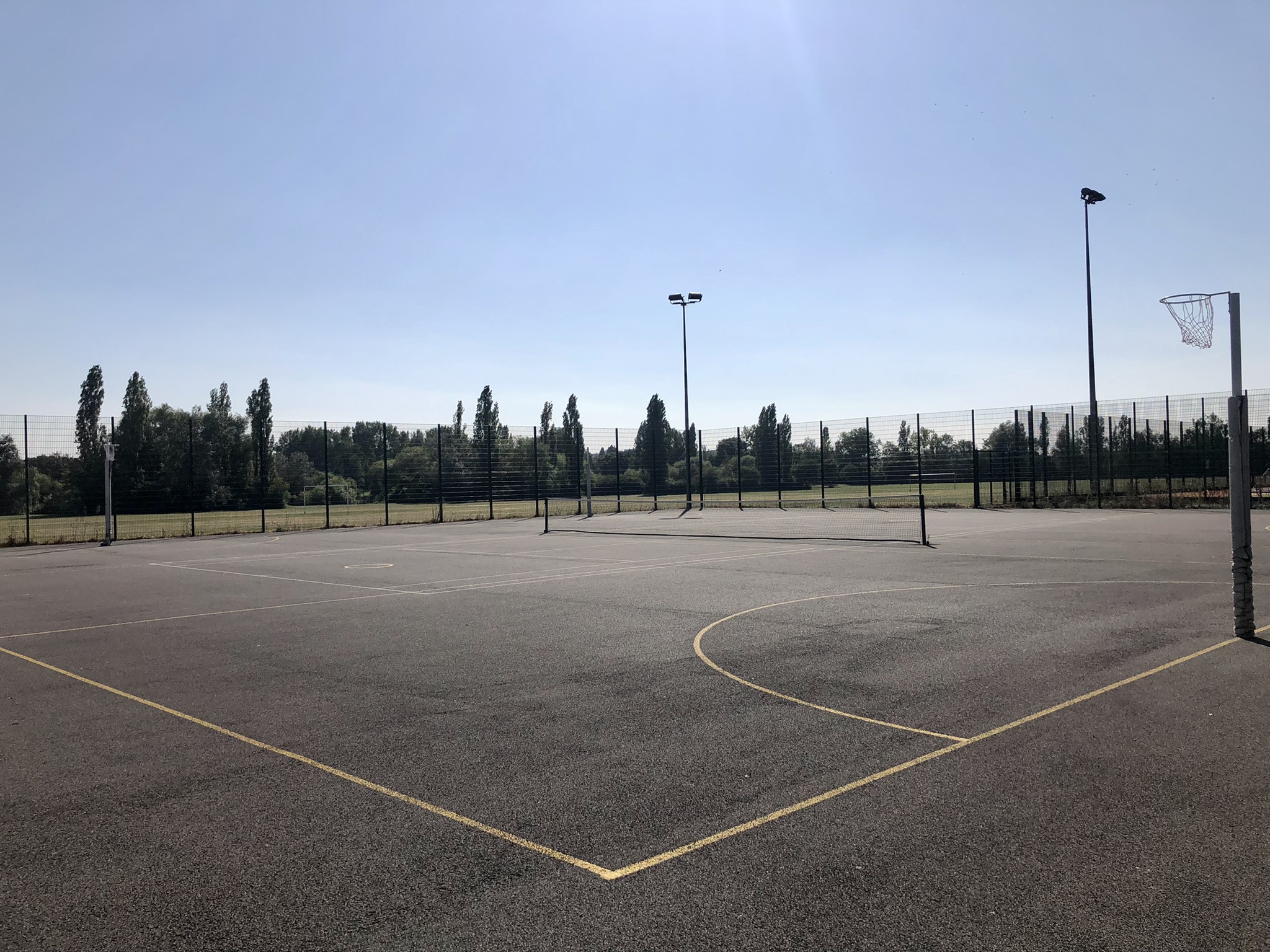 Outdoor sports court in Basildon for team-building events and fitness classes.