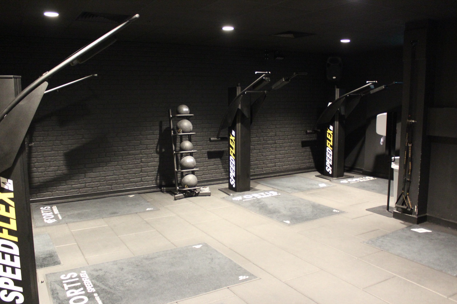 Modern gym in Basildon Sporting Village for corporate retreats and fitness events.