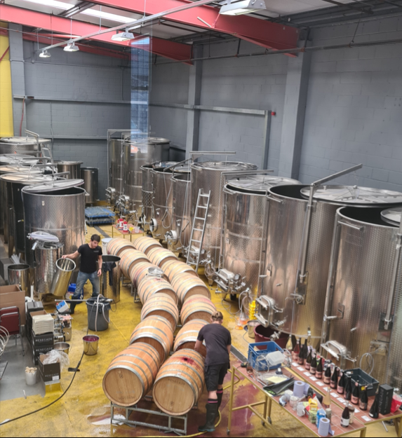 Spacious industrial venue at Renegade Urban Winery for unique events and tastings.