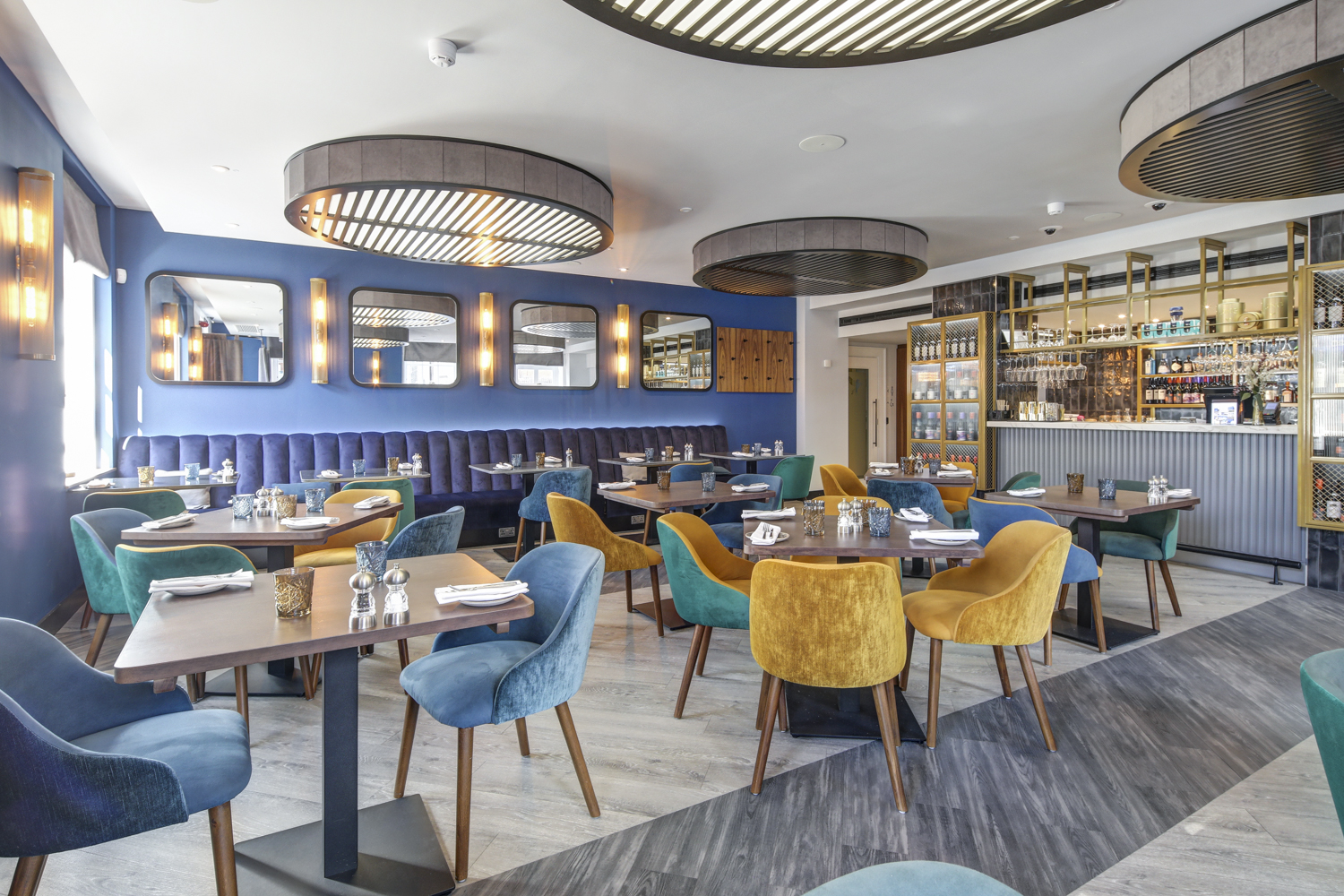 Stylish Pegasus Bar in The Inner Temple, ideal for events and meetings with vibrant decor.