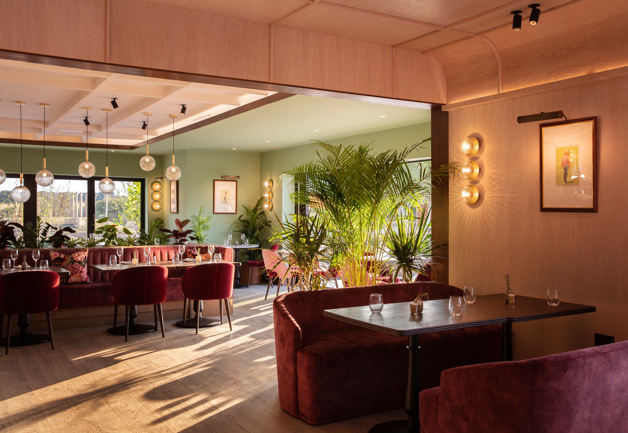 Stylish event space at Hamptworth Golf Club, ideal for meetings and gatherings.