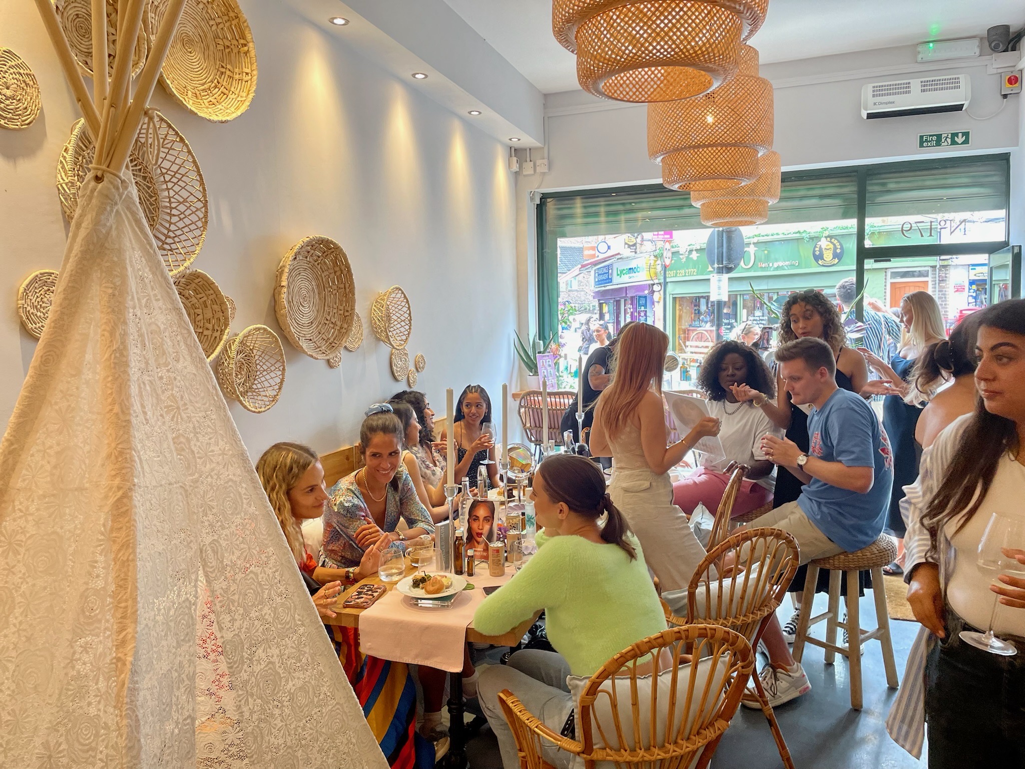 Vibrant venue with stylish decor for networking events and social celebrations.