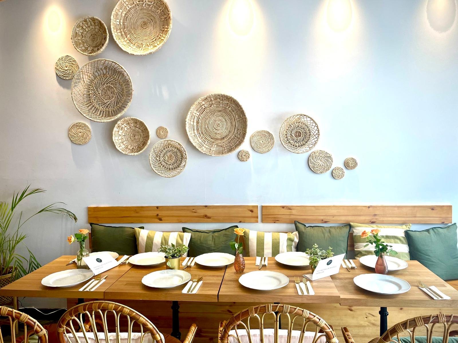 Elegant dining space at The Luxury Picnic Cafe for intimate gatherings and events.