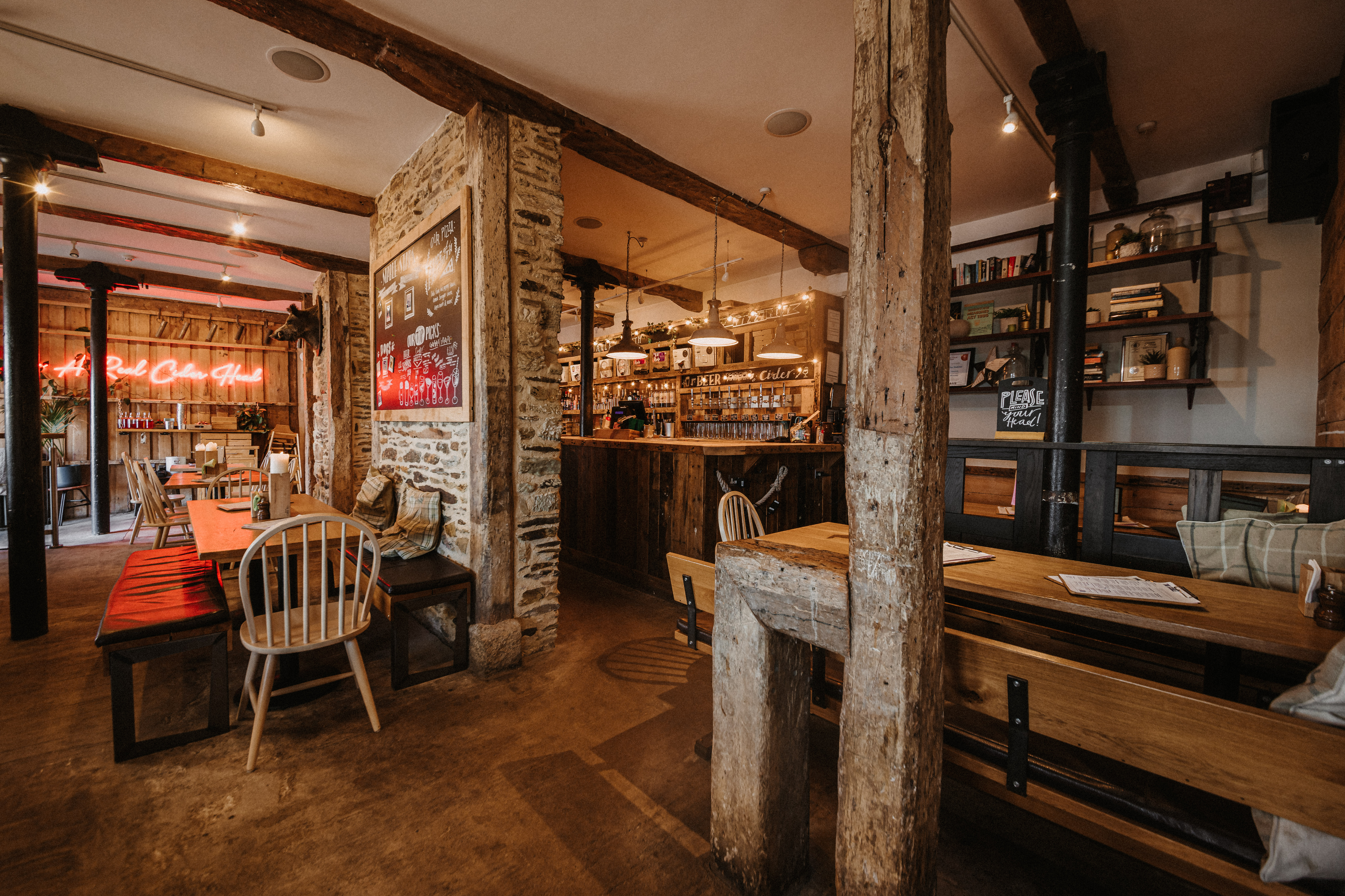 Cozy rustic venue hire at The Falmouth Stable for intimate meetings and events.