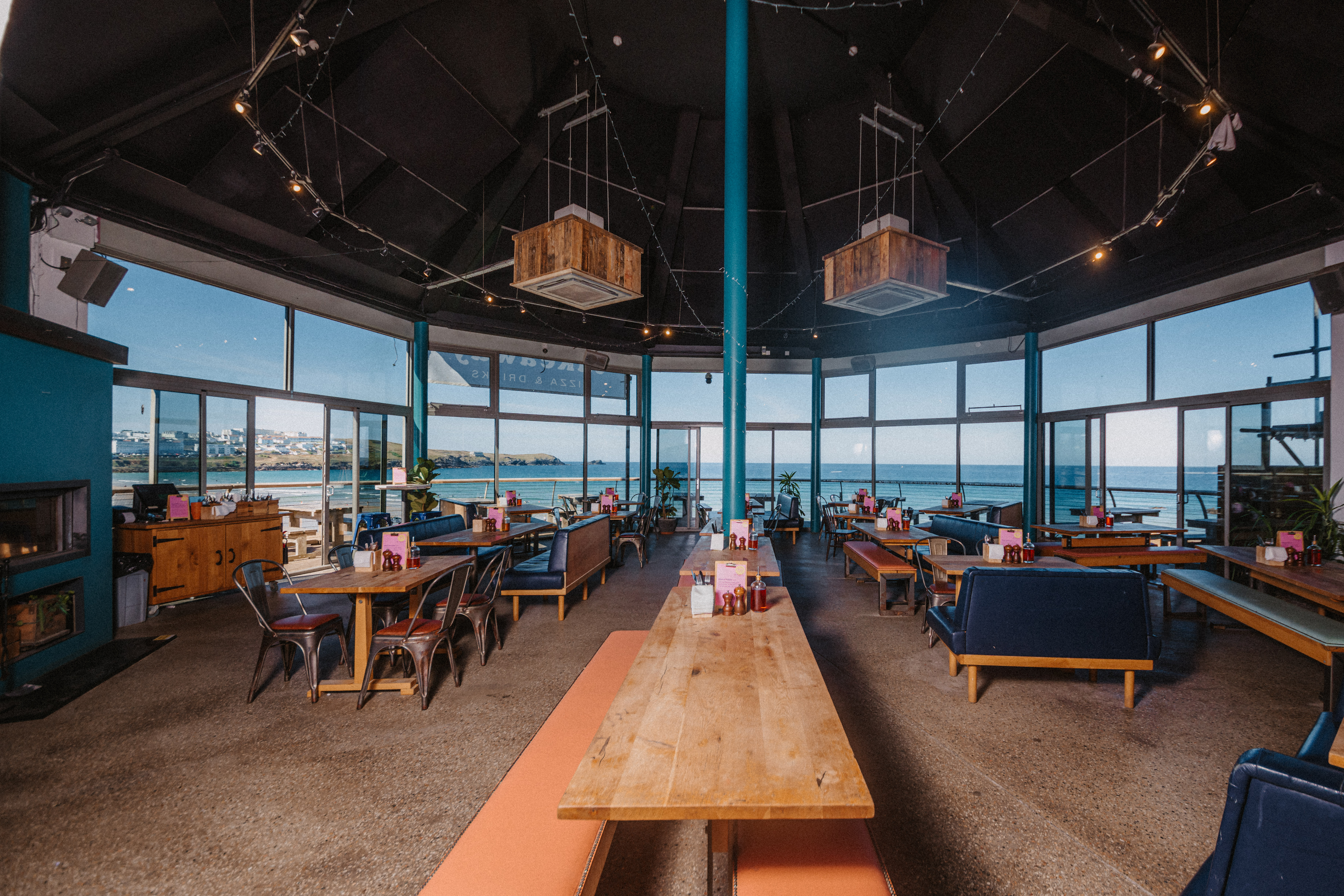 Full Venue Hire at The Fistral Stable with panoramic water views for events.