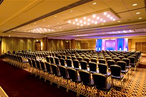 Conference room at Hilton Birmingham Metropole, ideal for corporate meetings and seminars.