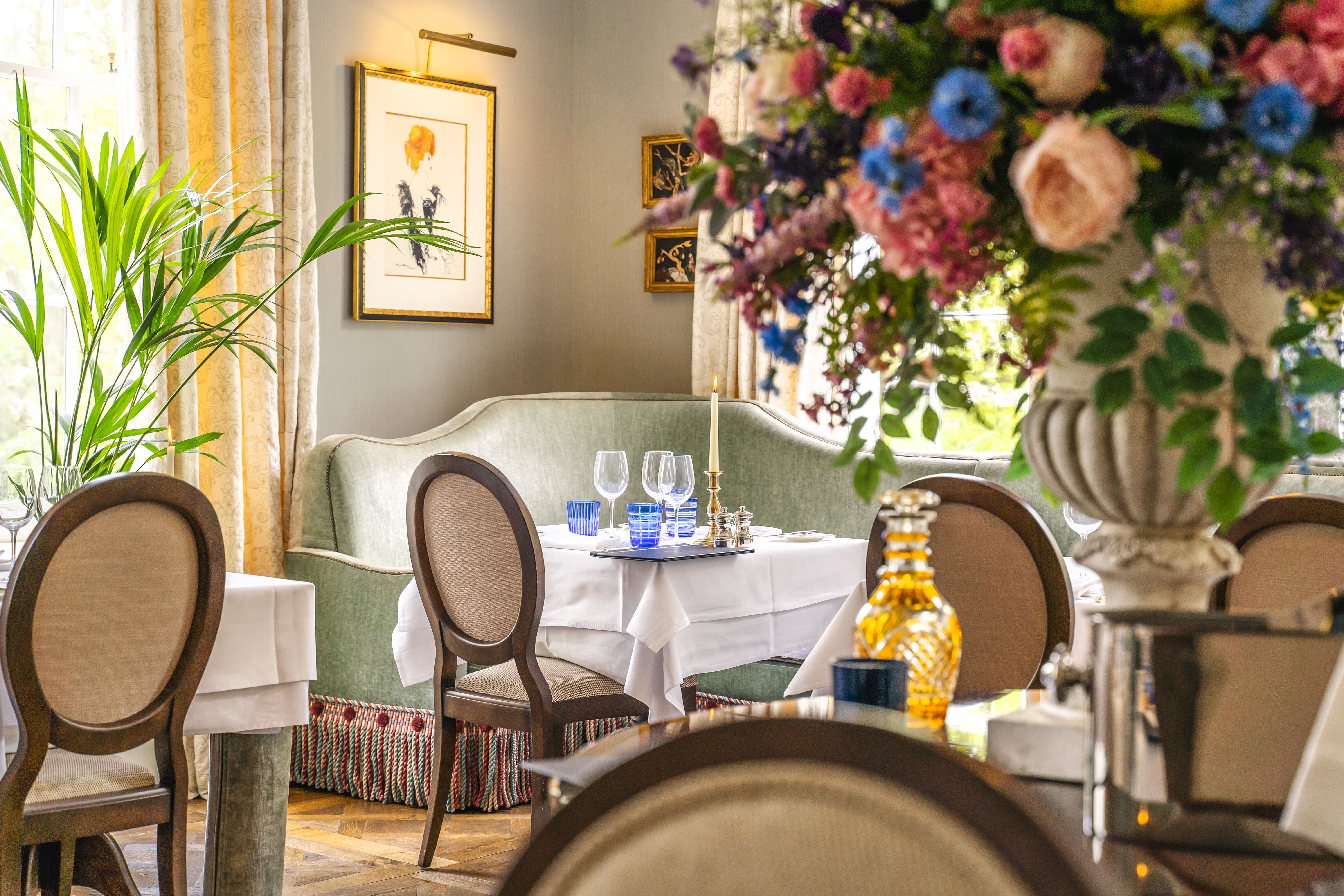 Elegant dining space at No. Fifty Cheyne, perfect for upscale events and private dinners.