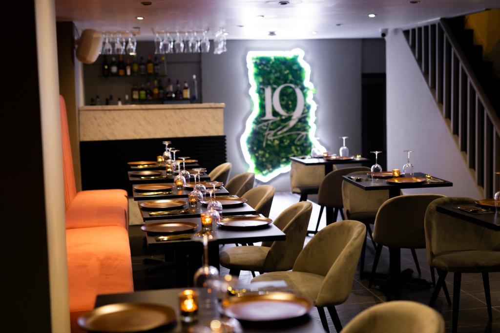 Main Lounge in 19 FIFTY Seven, elegant seating for corporate events and intimate gatherings.