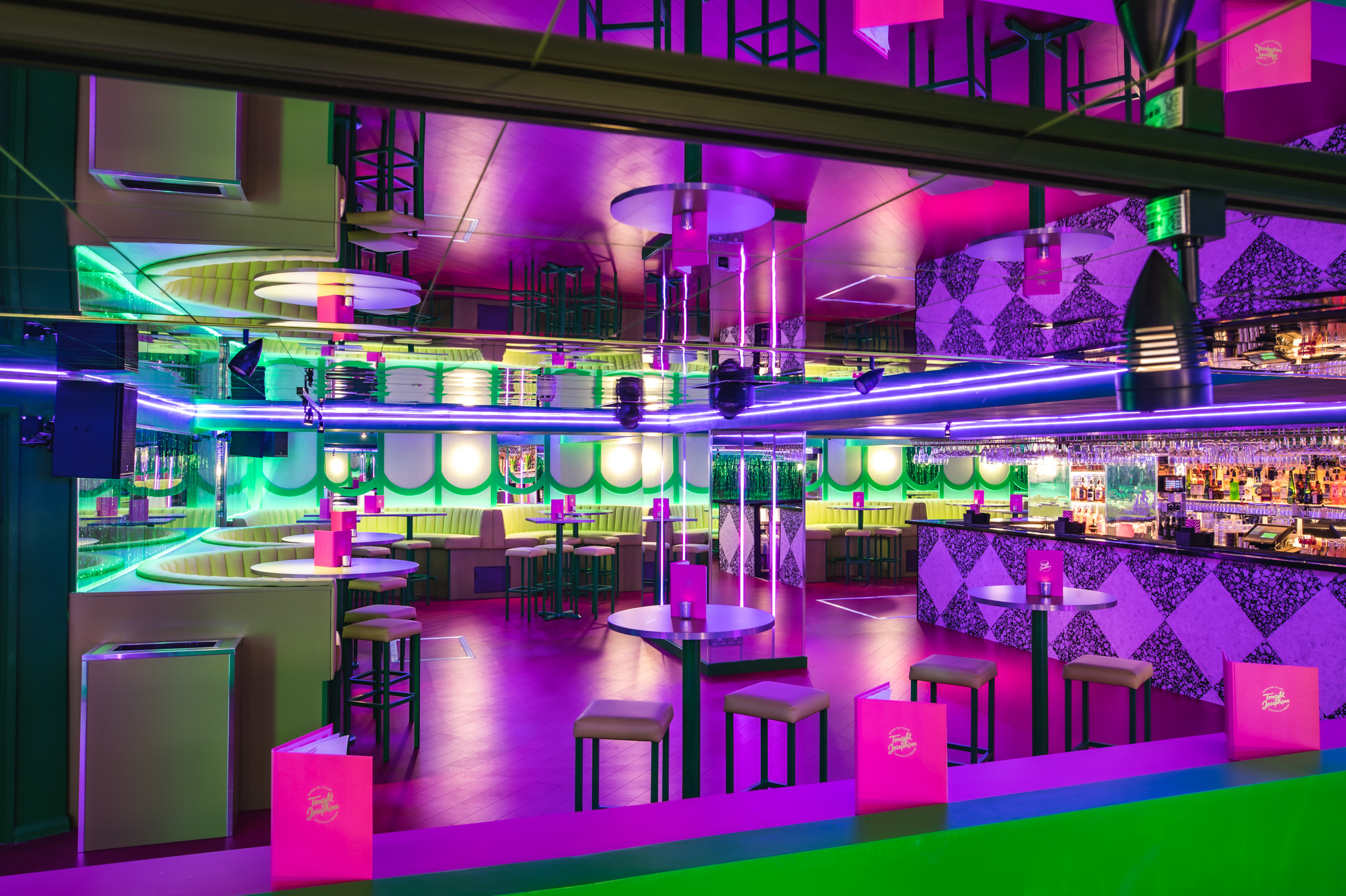 Vibrant event space at Tonight Josephine Bristol, ideal for social gatherings and nightlife.