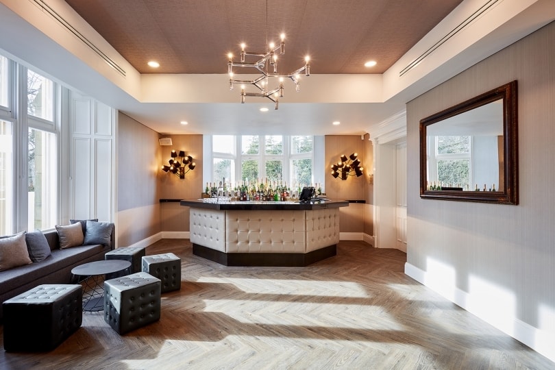 Elegant event space at Oddfellows On The Park, ideal for cocktail receptions and networking.