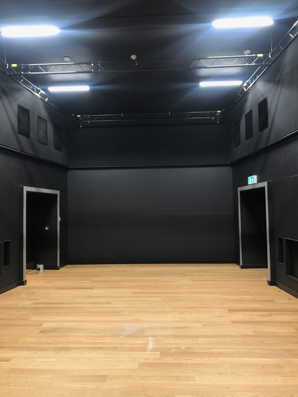 Performance Studio at Royal College of Music, minimalist design for events and performances.