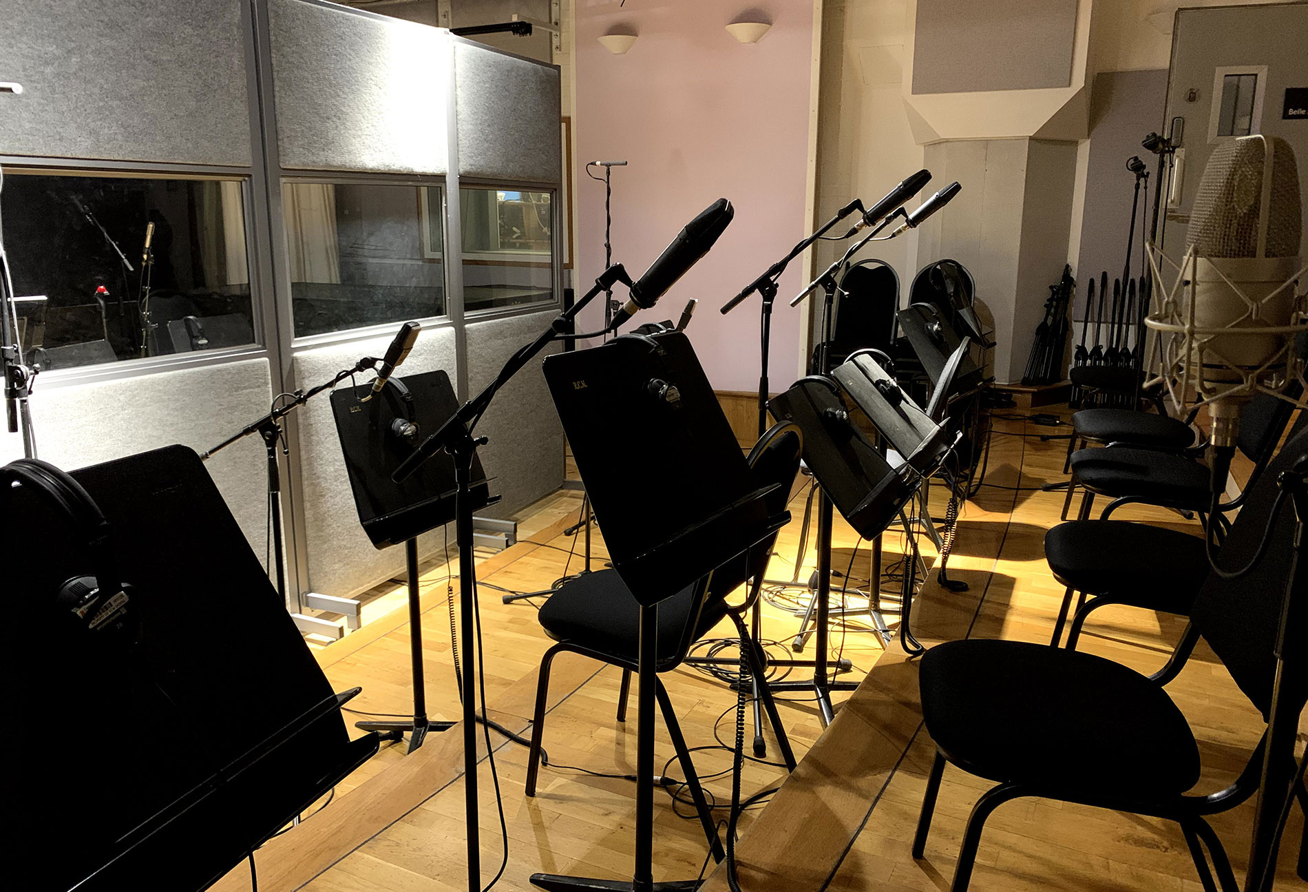 Belle Shenkman Studio at Royal College of Music, equipped for audio production workshops.