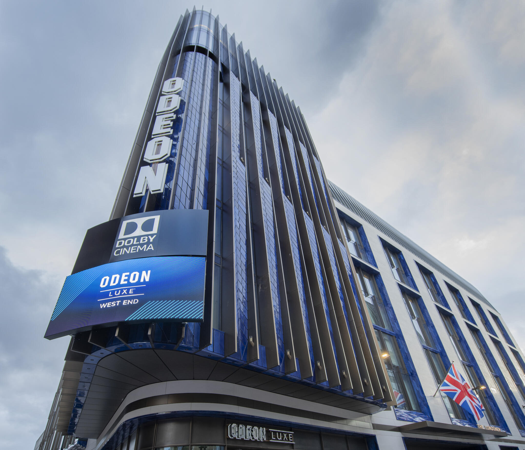 Modern ODEON Luxe West End cinema, ideal for film premieres and corporate events.