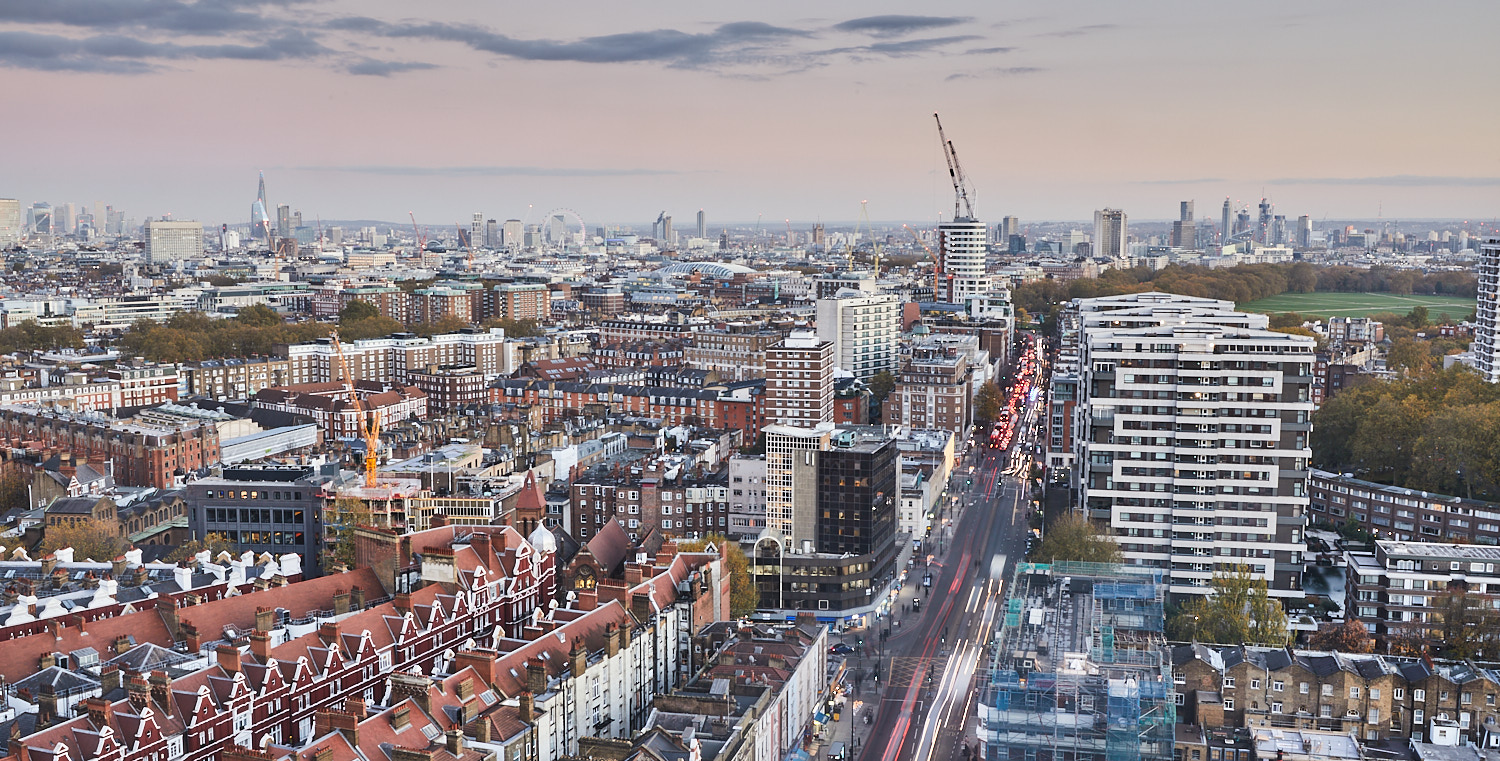 Room 23 at Hilton London Metropole with urban skyline, ideal for conferences and networking.