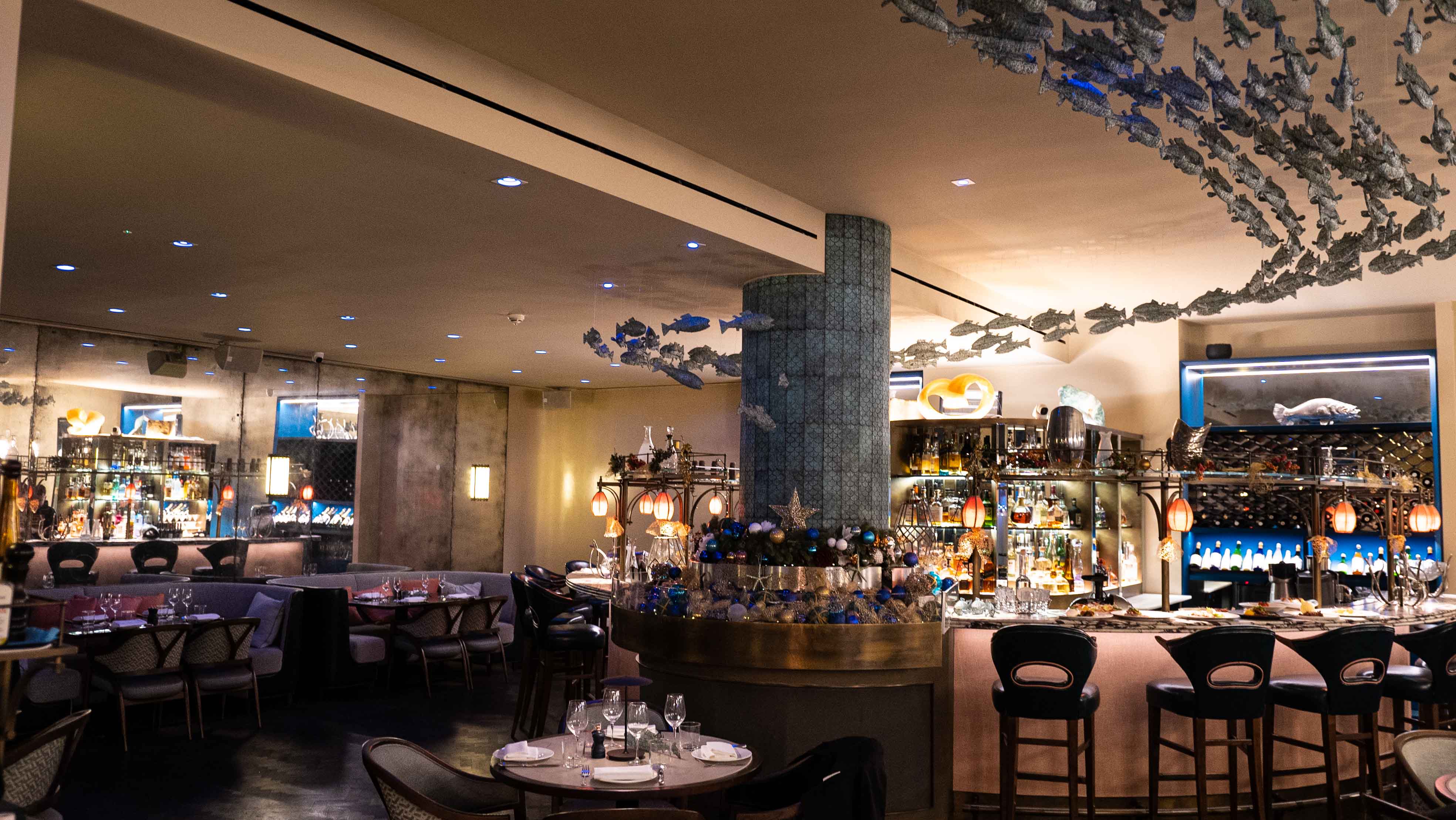 Elegant restaurant venue in Casa Matilde for corporate events and private celebrations.