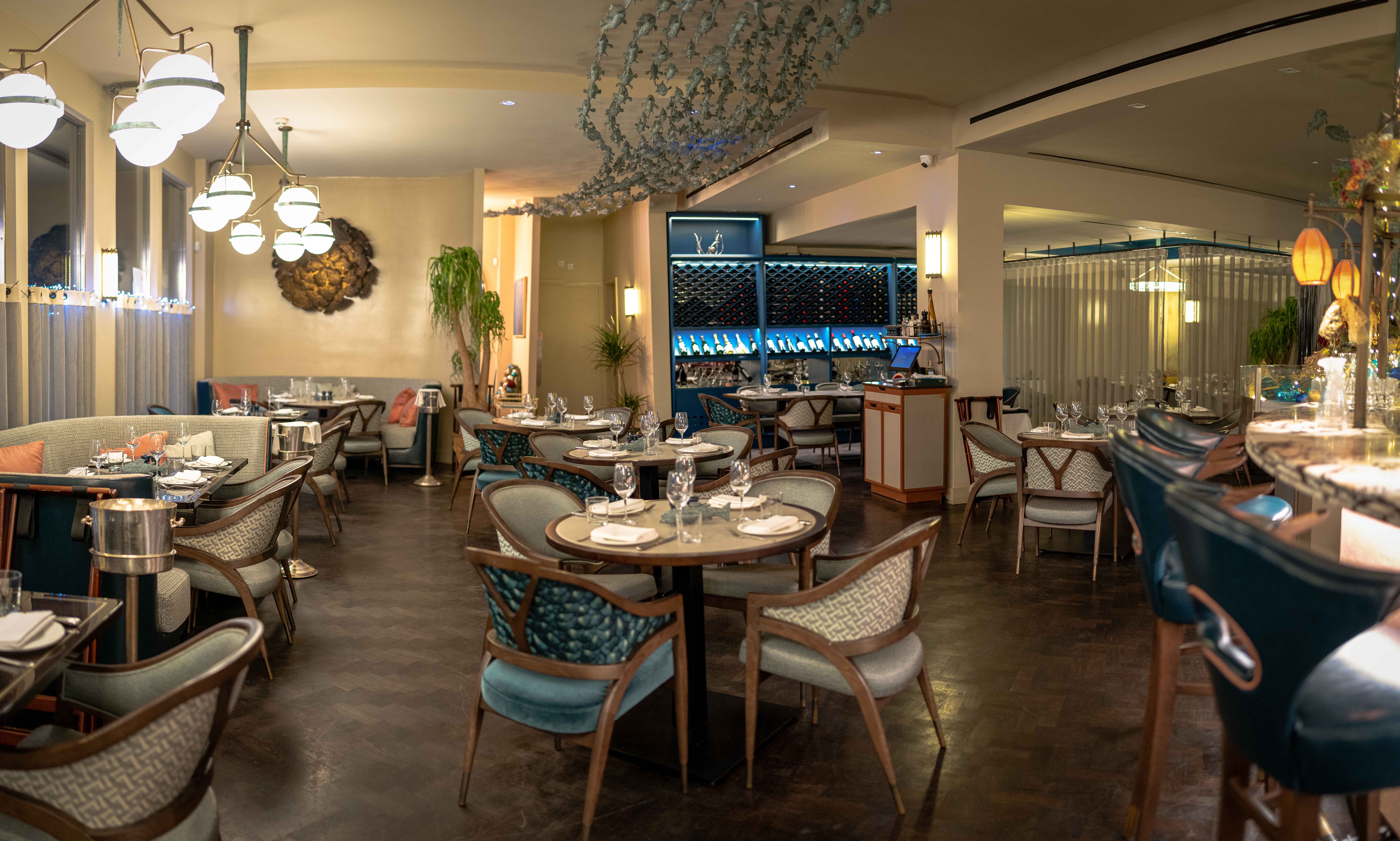 Elegant restaurant venue in Casa Matilde for upscale events and intimate gatherings.