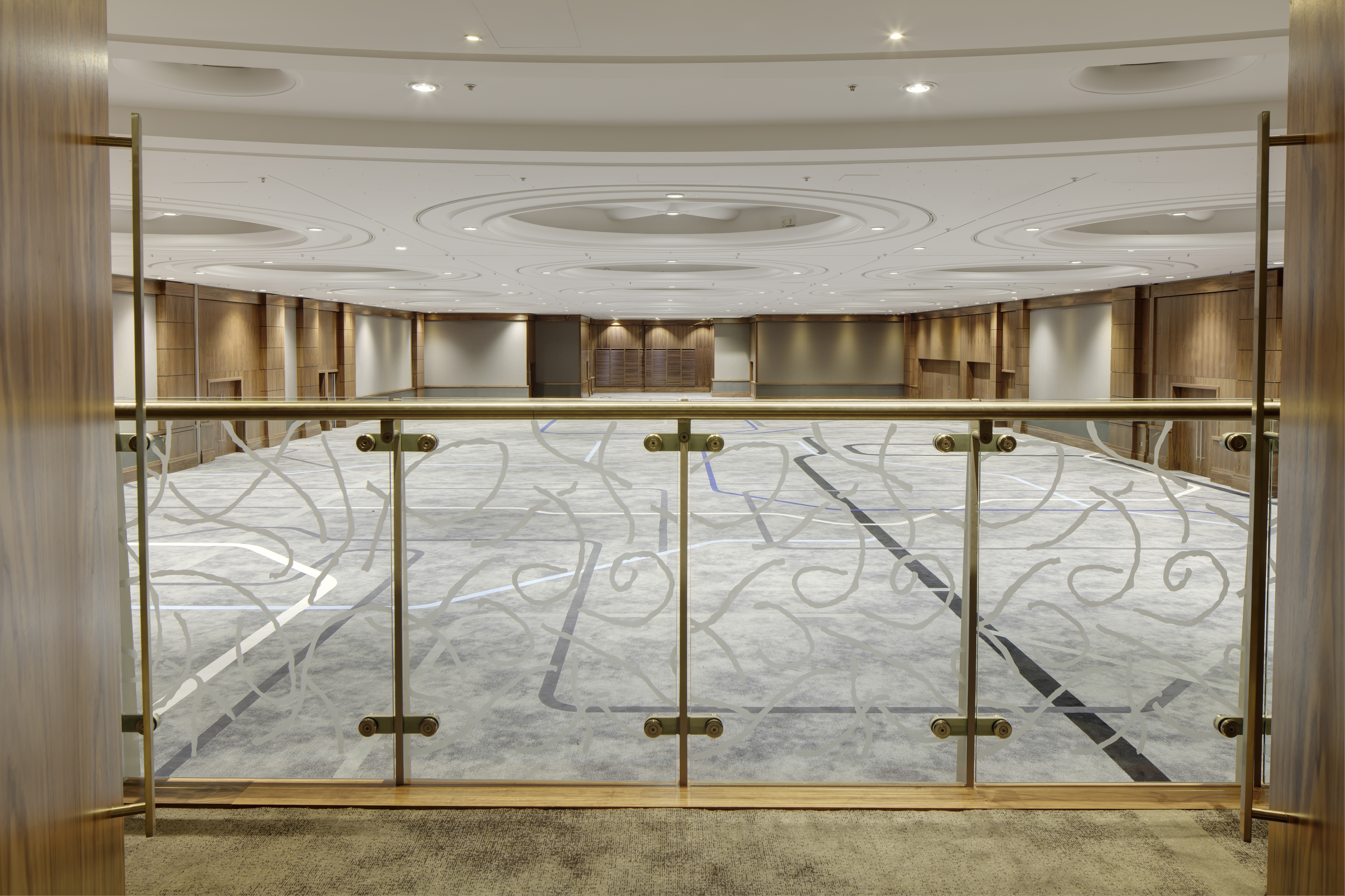 Kensington Suite at Hilton London Metropole, spacious event space with balcony view.