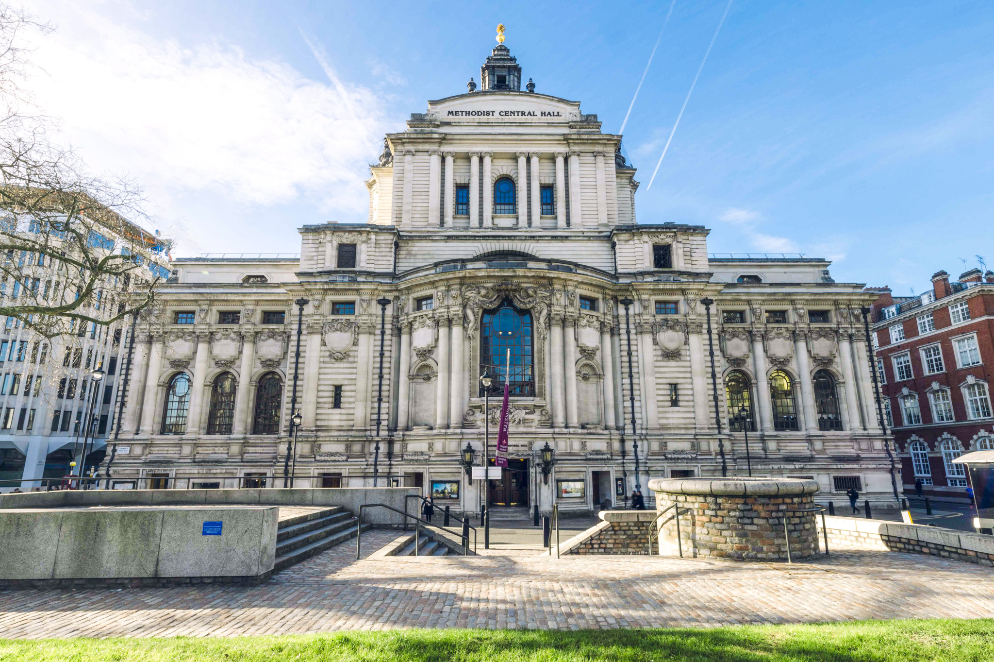 Lecture Hall in Central Hall Westminster, grand venue for conferences and corporate events.