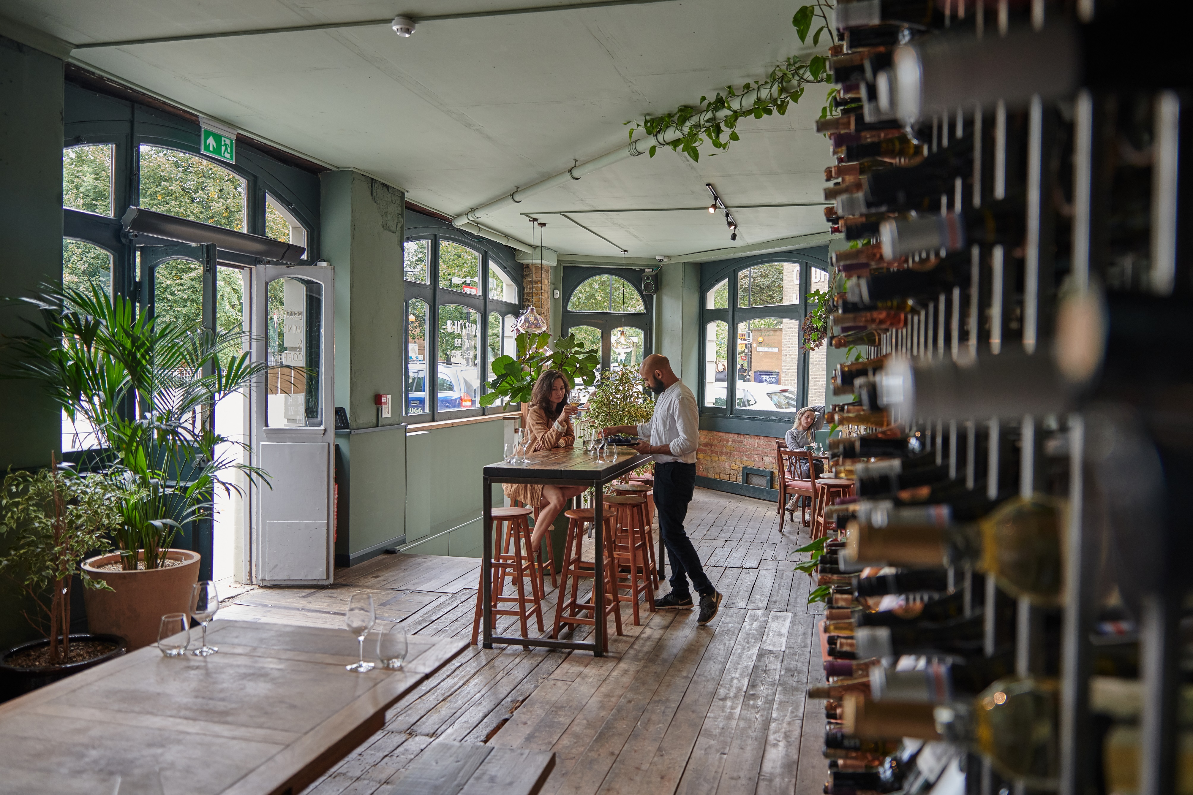 Stylish venue hire with natural light, ideal for networking events and meetings.