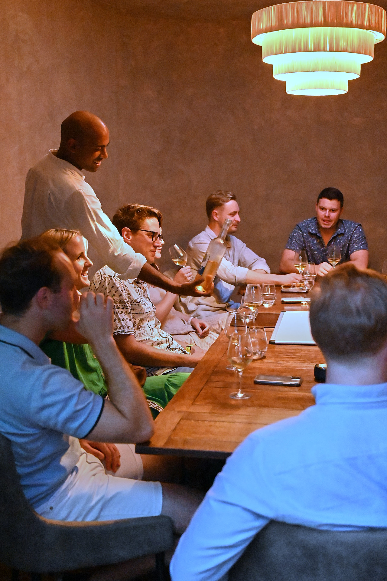 Intimate dining setup at Private Snug for corporate events and exclusive dinners.