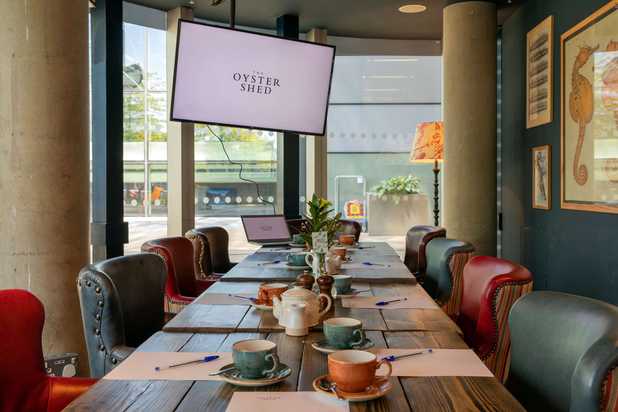 Rustic meeting cabin, AV, corporate retreat, board meeting