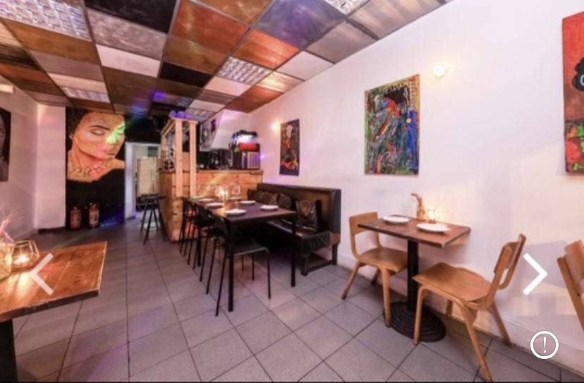 Vibrant Dalston Lounge with unique decor, ideal for intimate gatherings and events.