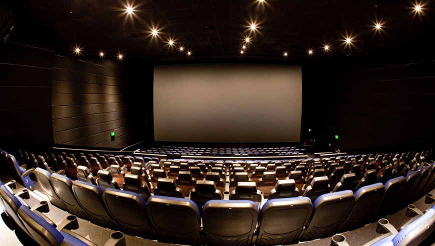 Modern ODEON Trafford Centre cinema with large screen for film screenings and presentations.