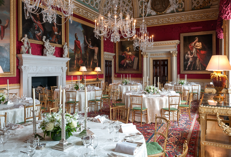 Elegant banquet room at Spencer House, perfect for weddings and corporate galas.