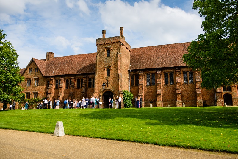 Old Palace at Hatfield House, historic venue for outdoor events and gatherings.