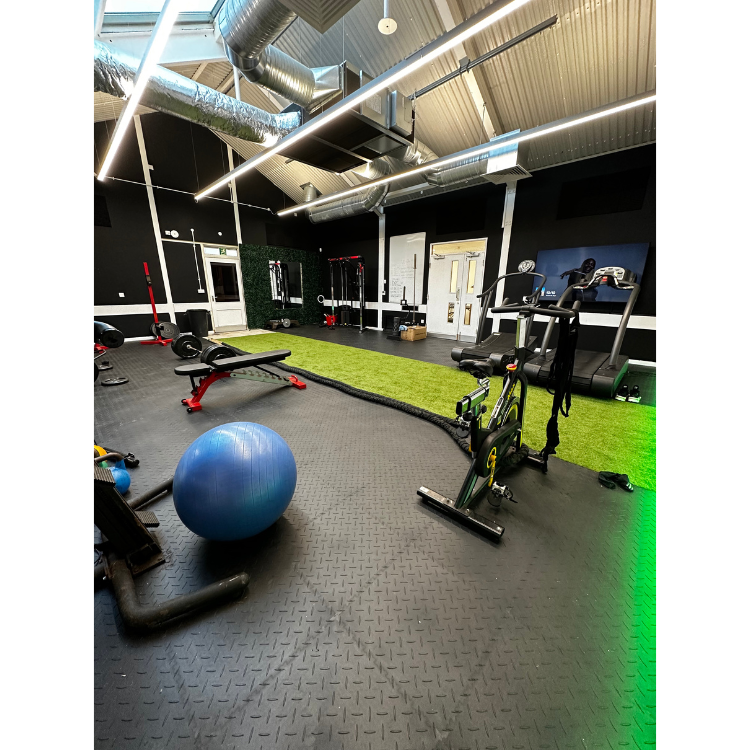 Versatile fitness space at Brave Gym for wellness retreats and team-building events.