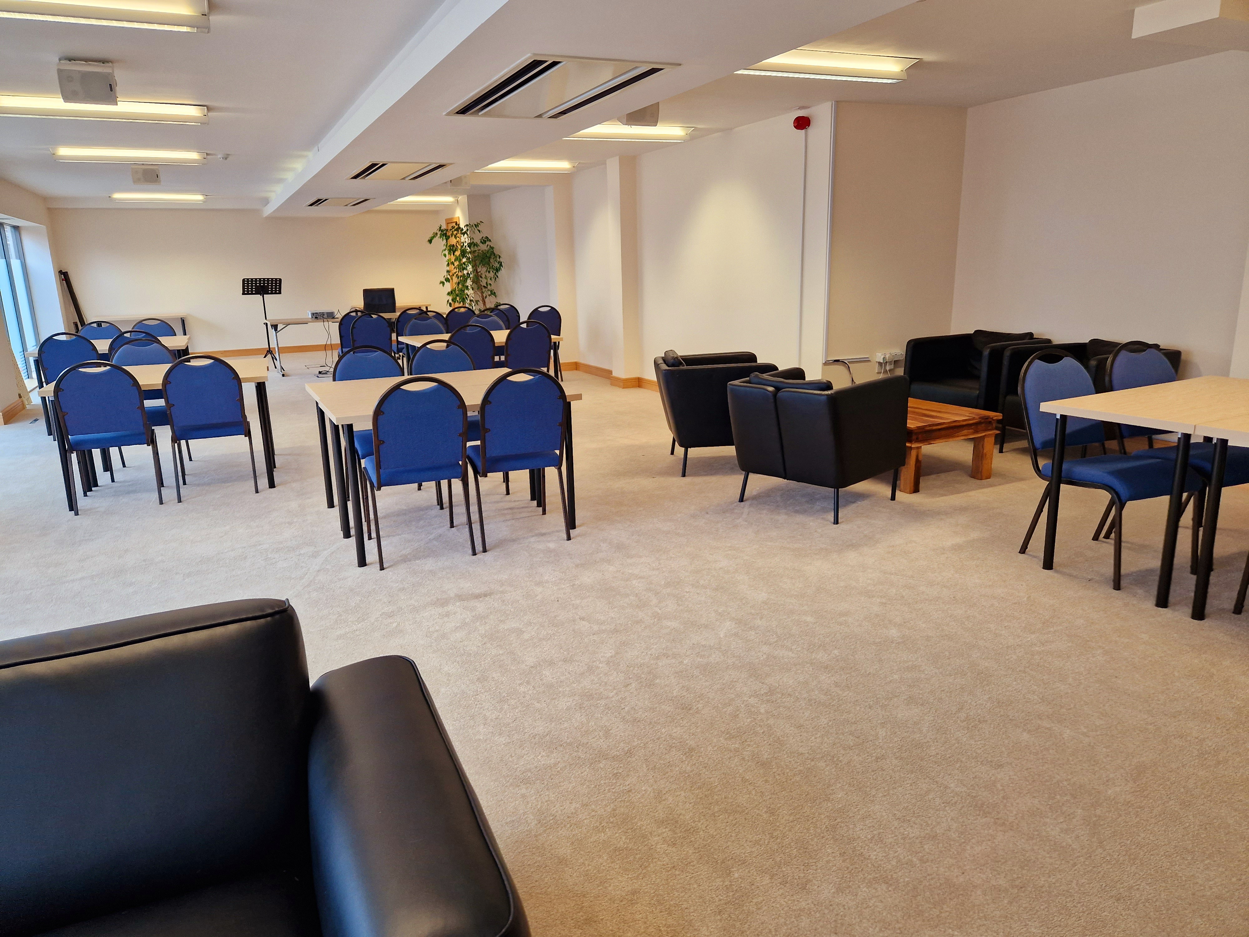 Upper Floor Suite at 44 Blucher St, versatile event space for workshops and seminars.