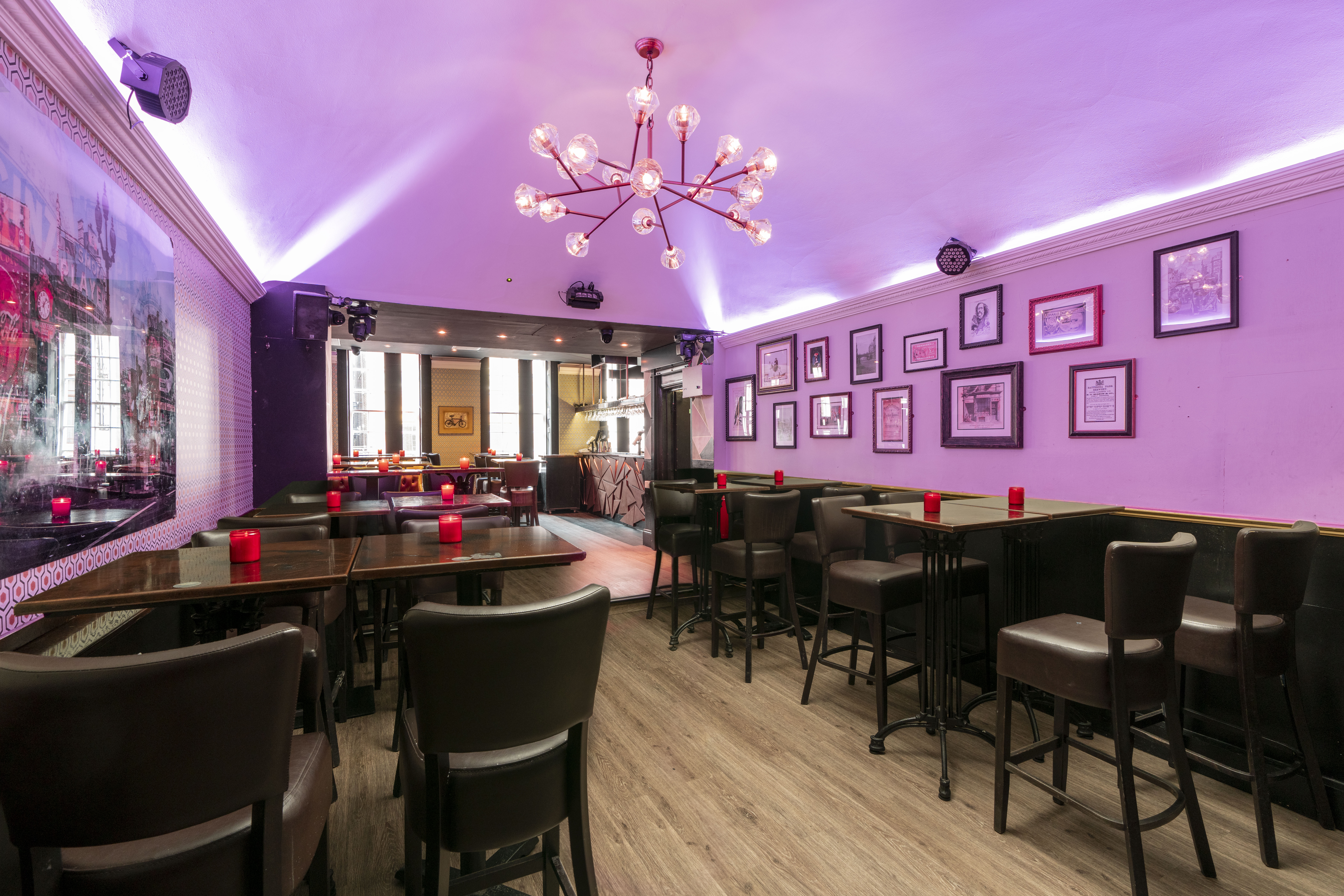 Establishment Terrace Bar in Zebrano Soho, a modern event space for networking and parties.