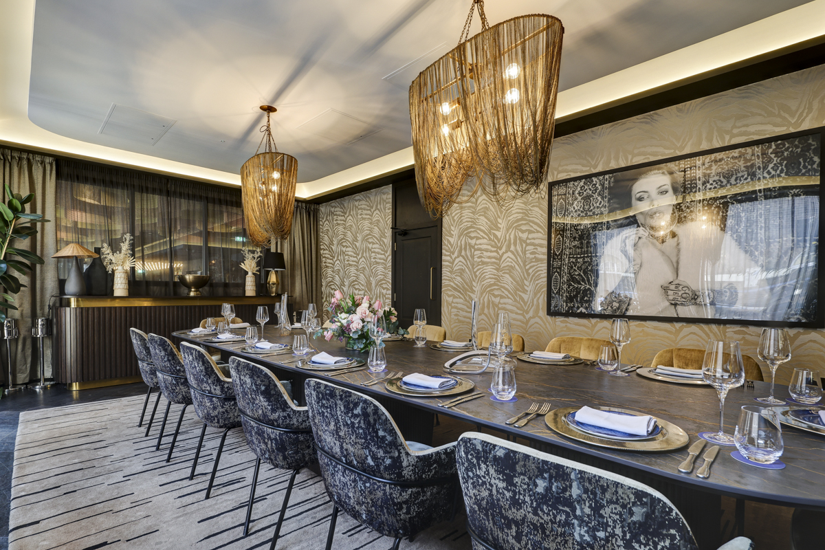 AMANO Covent Garden private dining room, elegant, executive retreat