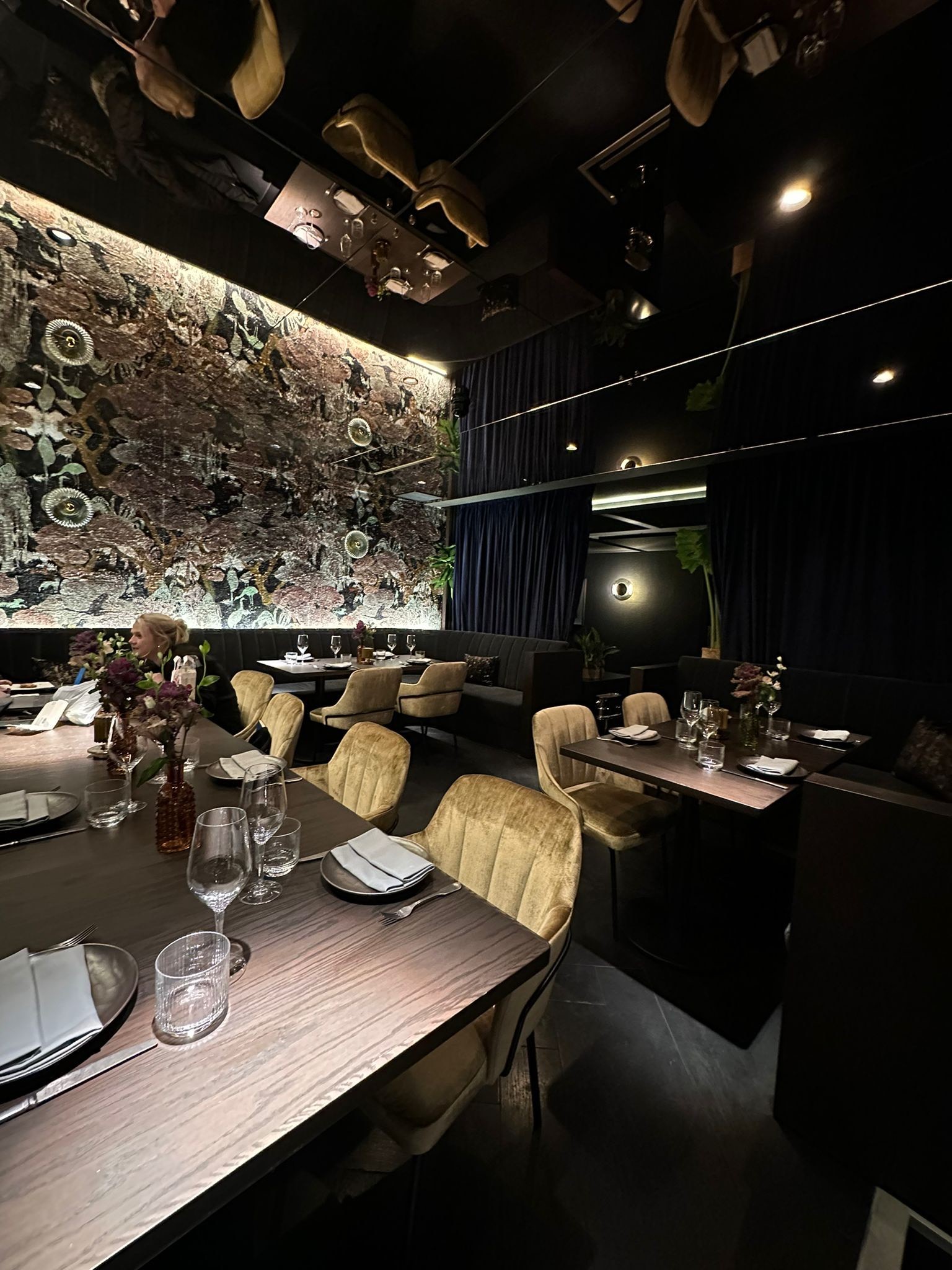 AMANO Covent Garden Penelope's private dining, luxurious event venue