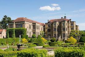 Fanhams Hall venue with elegant architecture and manicured gardens for weddings and events.