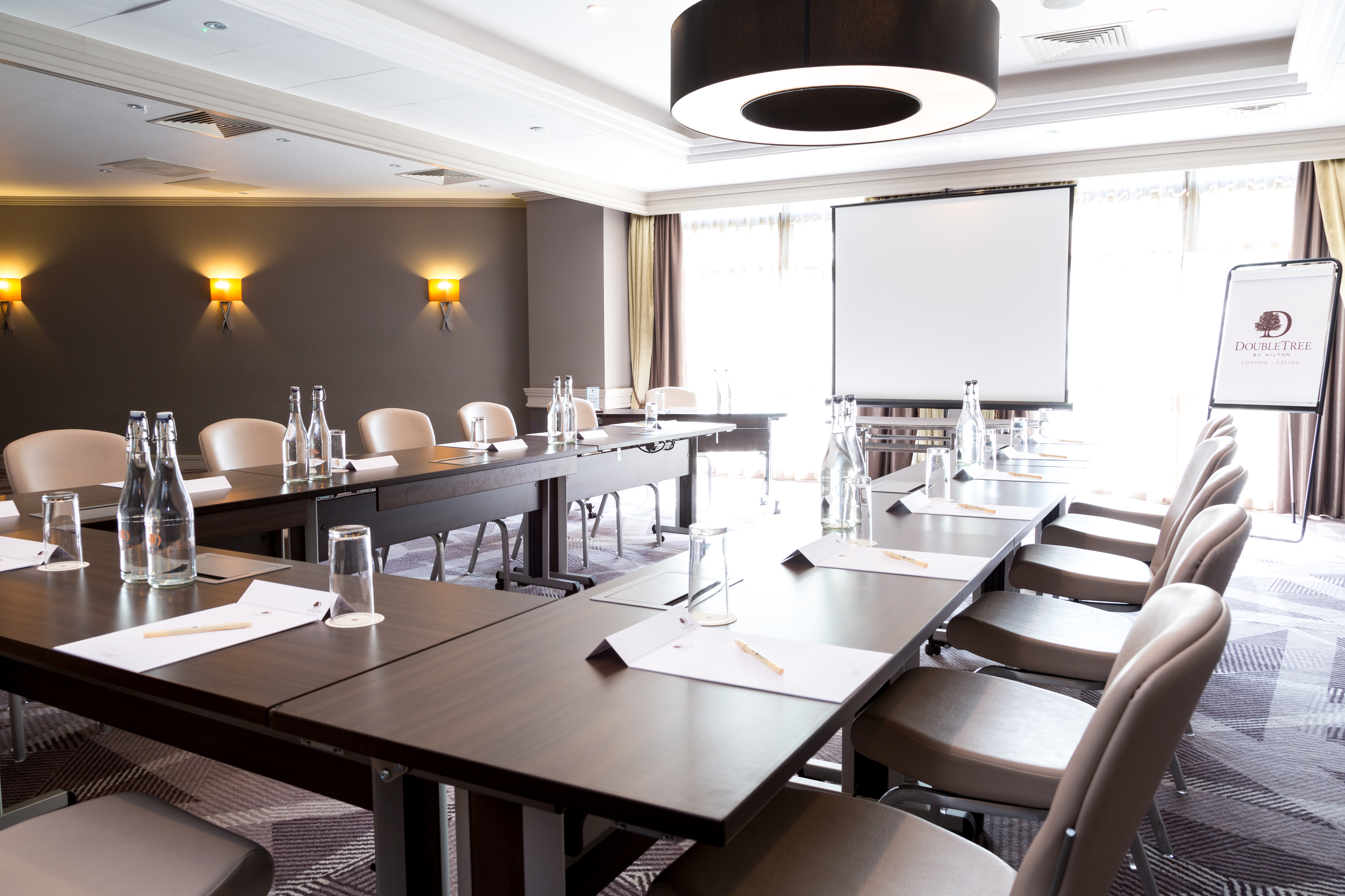 Byron Suite meeting room at DoubleTree London Ealing, ideal for corporate events and workshops.