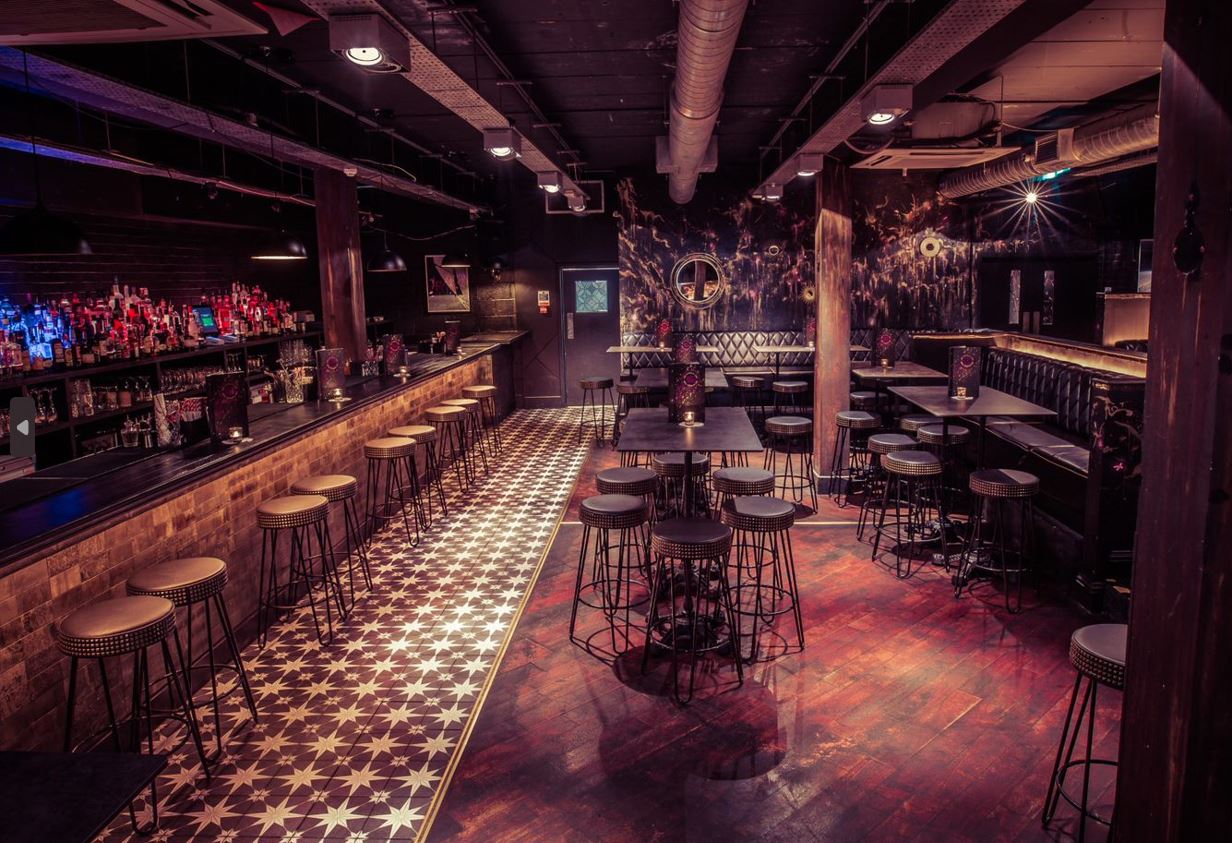 Stylish bar area in The Cocktail Club Reading, perfect for social gatherings and events.