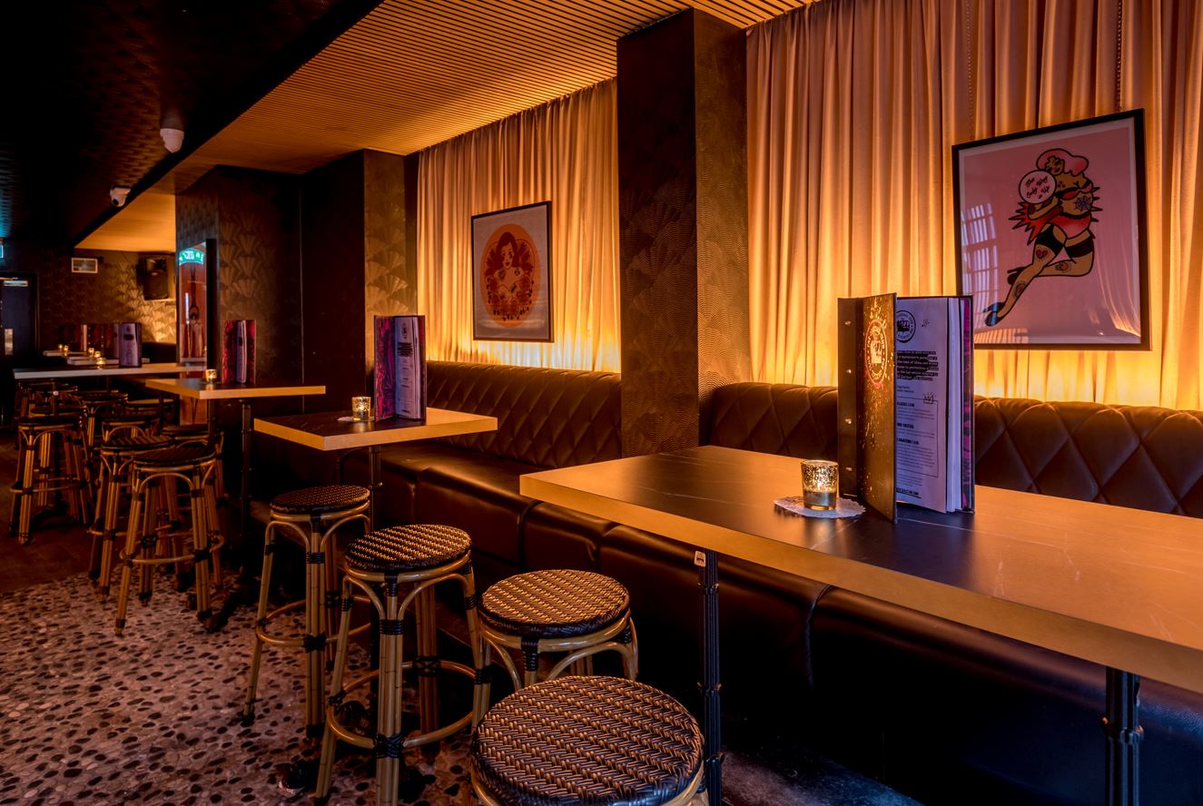 Stylish Terrace Bar in Bristol, ideal for intimate cocktail events and gatherings.