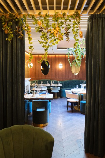 Stylish restaurant in The Distillery London for corporate events and intimate gatherings.