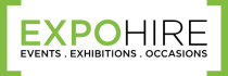 Expo Hire logo showcasing professionalism for events and exhibitions.