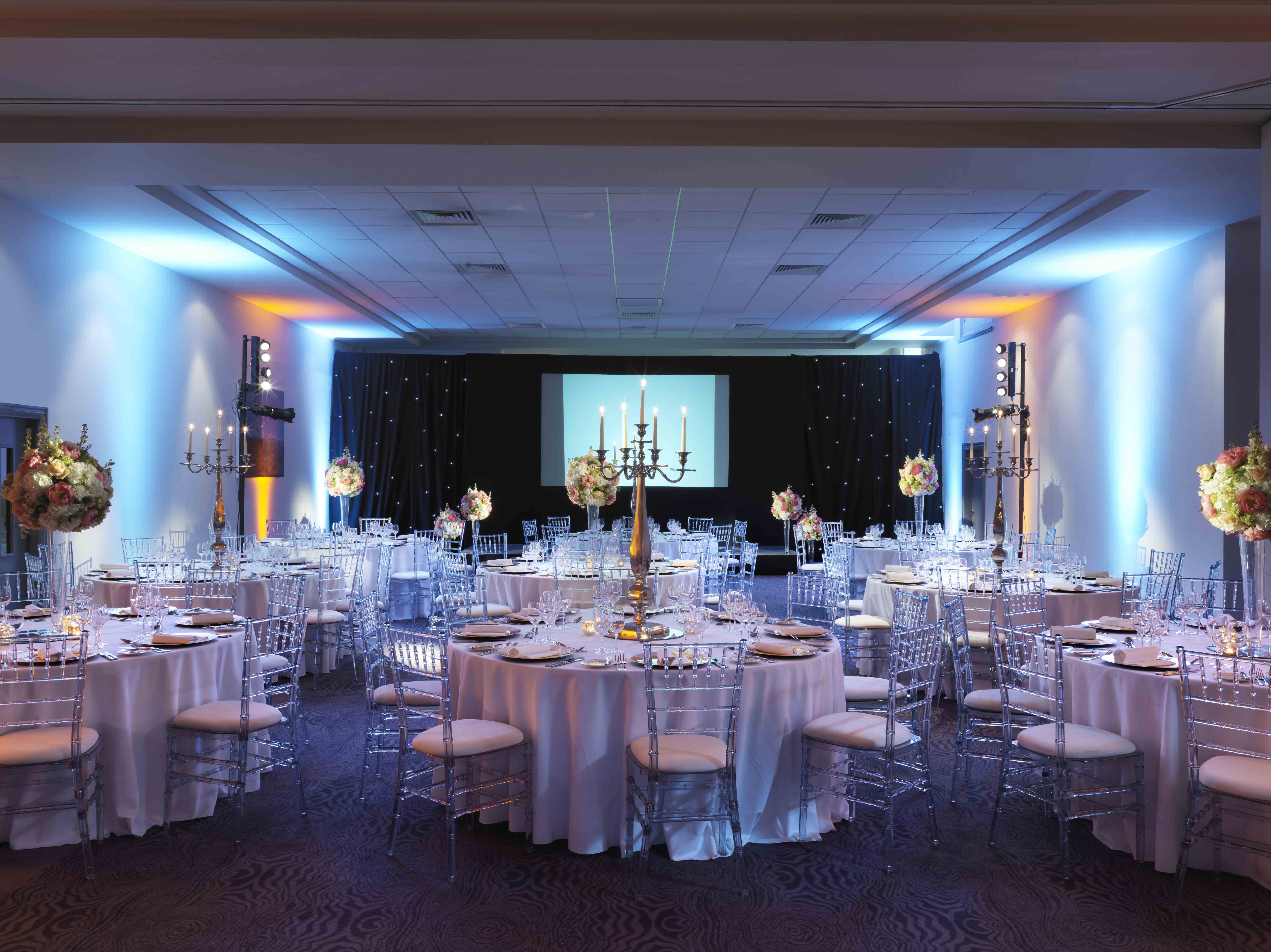 Bloomsbury ballroom, candelabra, awards ceremony, gala