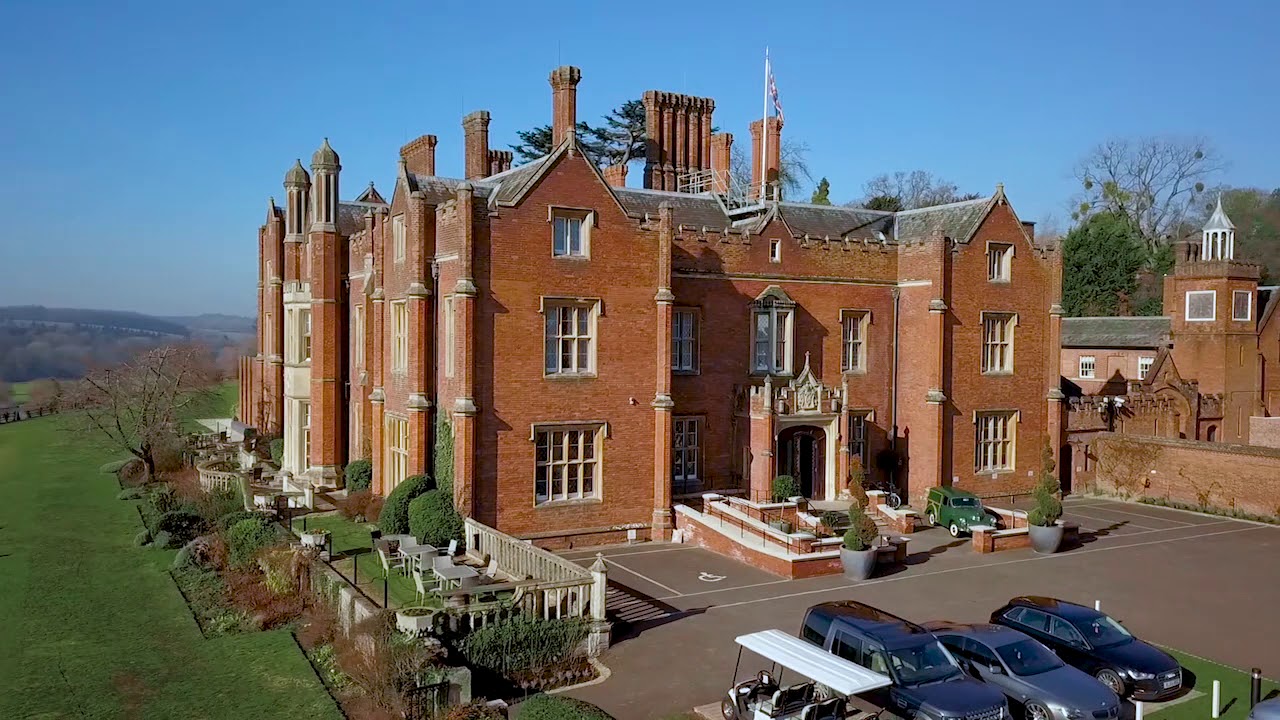 Historic De Vere Latimer Estate mansion, perfect for upscale events and weddings.