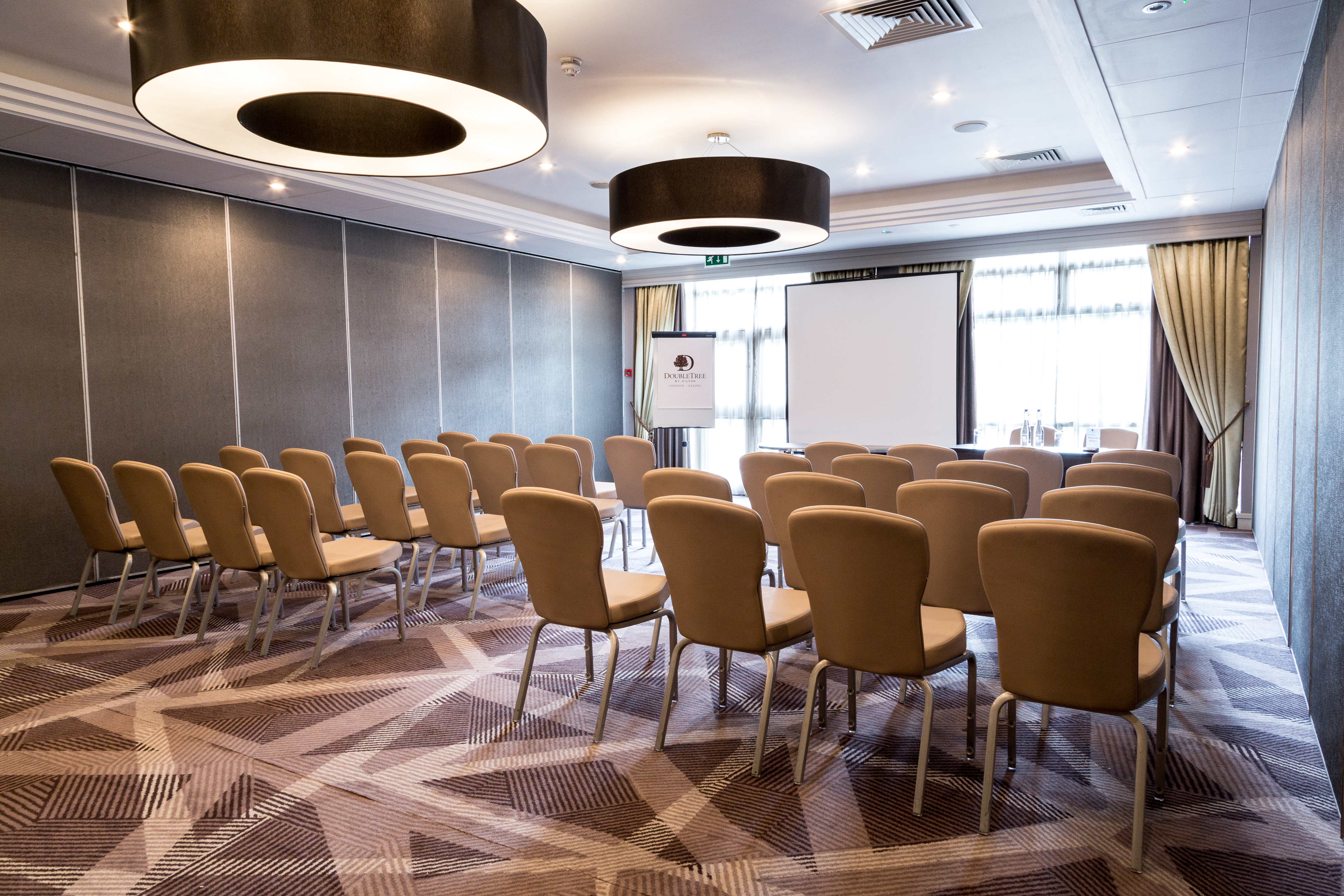 Chambers Suite meeting room at DoubleTree London Ealing, ideal for workshops and presentations.