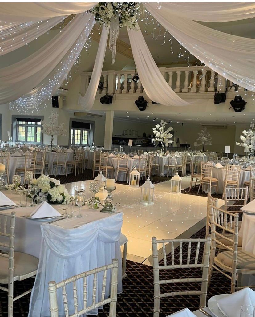 Elegant Taylor Suite at Woolston Manor, ideal for weddings and formal events.