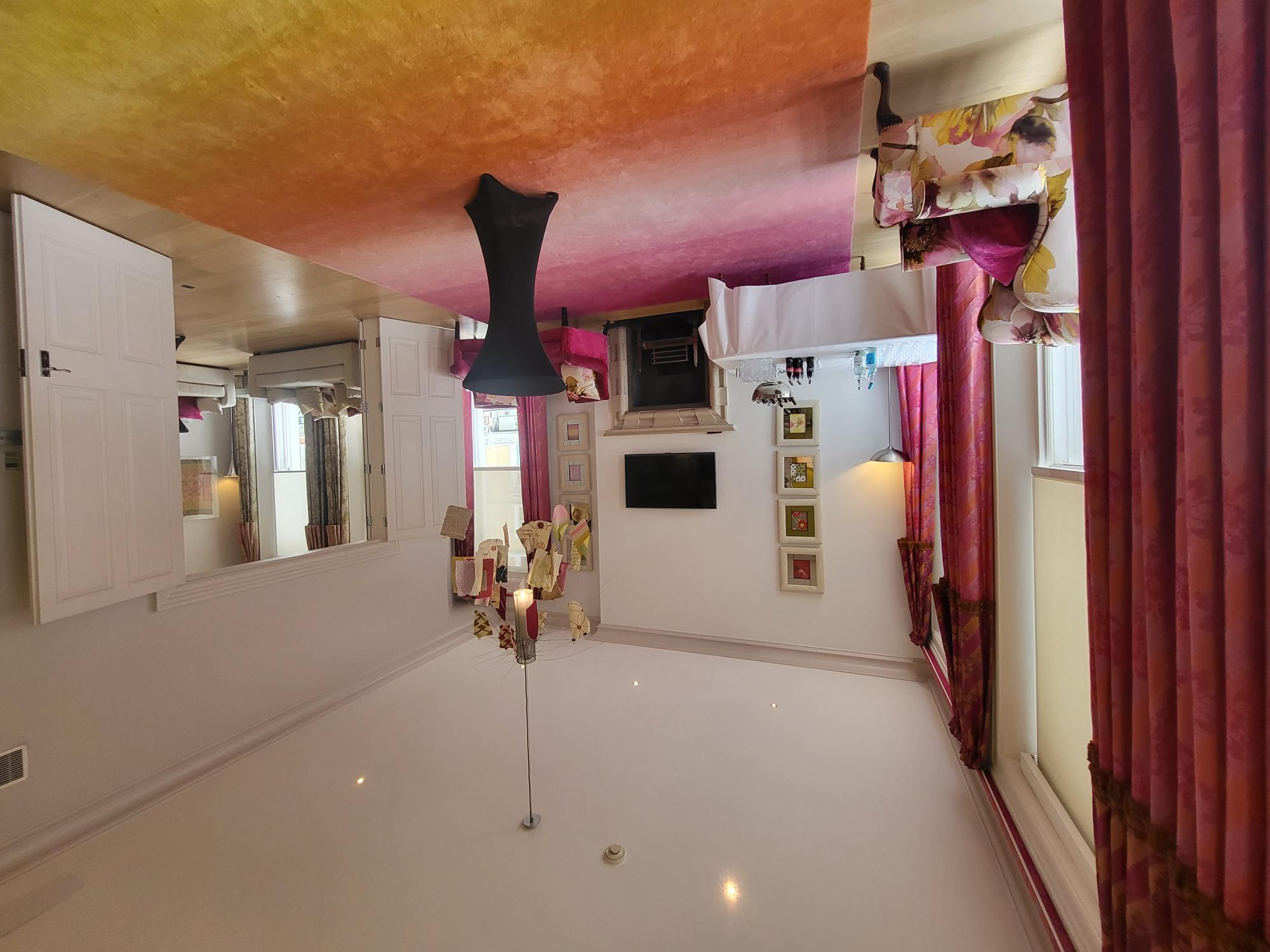 Elegant event space at The Pelham Hotel with vibrant decor for meetings and gatherings.