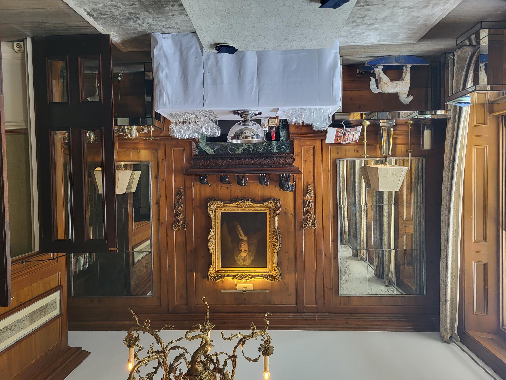 Elegant event space in The Pelham Hotel with wooden paneling, perfect for receptions.